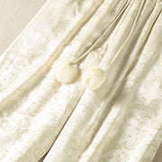 Buddha Stones Jacquard High Waist Design Women's Wide Leg Thermal Thickened Pants With Pockets - image 5