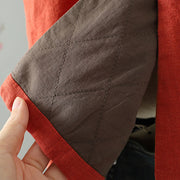 Buddha Stones Flower Pattern V-Neck Frog-Button Women's Sleeveless Vest Waistcoat - image 7