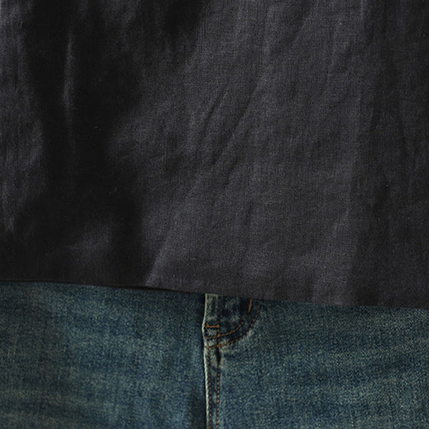 Buddha Stones Flower Pattern V-Neck Frog-Button Women's Sleeveless Vest Waistcoat - image 18