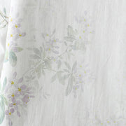 Buddha Stones Women's Purple Flower Leaves Frog-Button Design Long Sleeve Thermal Jacket - image 8