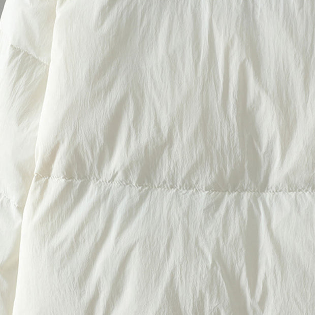 Buddha Stones Peach Blossom Embroidery Frog-Button Long Sleeve Thermal Women's Jacket With Pockets - image 23