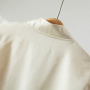 Buddha Stones Fall Flower Embroidery Frog-Button Design Long Sleeve Women's Jacket - image 3