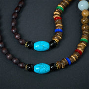 FREE Today: Wealth Positive Avalokitesvara Coconut Shell Beads Pendant Necklace - image 4