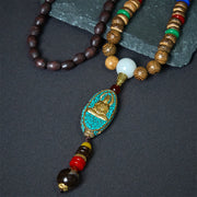 FREE Today: Wealth Positive Avalokitesvara Coconut Shell Beads Pendant Necklace - image 3