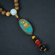 FREE Today: Wealth Positive Avalokitesvara Coconut Shell Beads Pendant Necklace - image 8