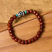 FREE Today: Luck Happiness Bone Beads Vajra Three-eyed Dzi Bead Bracelet - image 10