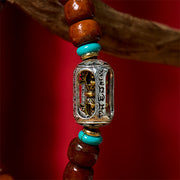 FREE Today: Luck Happiness Bone Beads Vajra Three-eyed Dzi Bead Bracelet - image 16