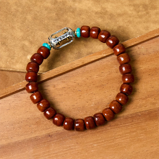 FREE Today: Luck Happiness Bone Beads Vajra Three-eyed Dzi Bead Bracelet - image 13