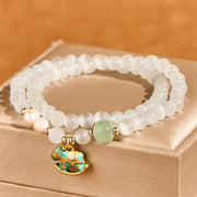 FREE Today: Peace Love Year Of The Horse Chrysoberyl Glass Bead Double-layered Bracelet - image 2