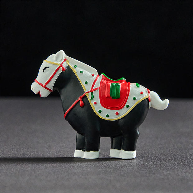 Buddha Stones Horse Design Refrigerator Fridge Magnet Prosperity Home Decoration - Horse 7*6*2 cm - image 0