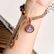 Buddha Stones Thangka Chinese Zodiac Natal Buddha Cinnabar Blessing String Bracelet - image 17