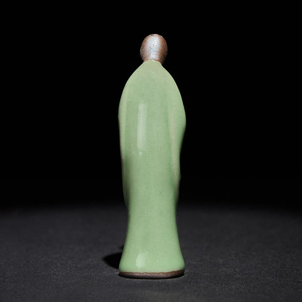 Buddha Stones Meditation Monk Ceramic Statue Serenity Home Decoration - image 27