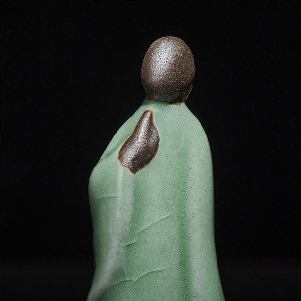 Buddha Stones Meditation Monk Ceramic Statue Serenity Home Decoration - image 48