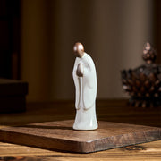 Buddha Stones Meditation Monk Ceramic Statue Serenity Home Decoration - image 4