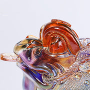 Buddha Stones Feng Shui Frog Coins Handmade Liuli Crystal Art Piece Wealth Home Office Decoration - image 10