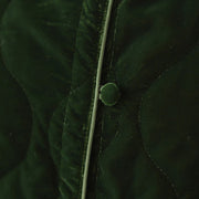 Buddha Stones Diamond Pattern Short Style Women's Long Sleeve Thickened Jacket With Pockets - image 12