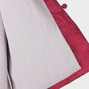 Buddha Stones Frog-Button Long Sleeve Cotton Jacquard Women's Shirt Pants With Pockets - image 13