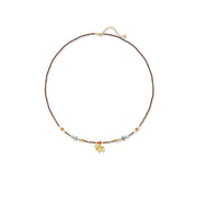 Buddha Stones Tiger Eye Protection Golden Year Of The Horse Necklace Pendant - image 6