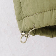 Buddha Stones Women's Plain Elastic Cuff Design Drawstring Thermal Thickened Pants With Pockets - image 20