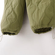 Buddha Stones Women's Plain Elastic Cuff Design Drawstring Thermal Thickened Pants With Pockets - image 19