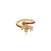 Buddha Stones Copper Red String Copper Coins Year Of The Horse Opening Balance Ring - image 7