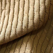 Buddha Stones Winter Patchwork Design Long Sleeve Crew Neck Women's Cotton Sweater - image 5