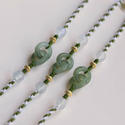 Buddha Stones Braided Rope Peace Buckle Love Calm Bracelet - image 3