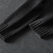 Buddha Stones Plain Knitted Colorful Buttons Design Cotton Women's Long Sleeve Cardigan Sweater - image 6