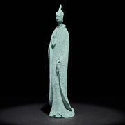 Buddha Stones Meditation Buddha Standing Statue Sandstone Home Decoration 3.8*6.5*17cm - Buddha 3.8*6.5*17cm - image 0