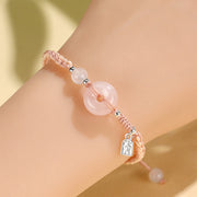 Buddha Stones Green Aventurine Agate Peace Buckle Luck Bracelet - image 6