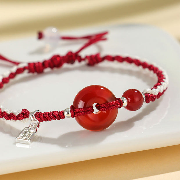 FREE Today: Protection Luck Green Aventurine Agate Peace Buckle Bracelet - image 9