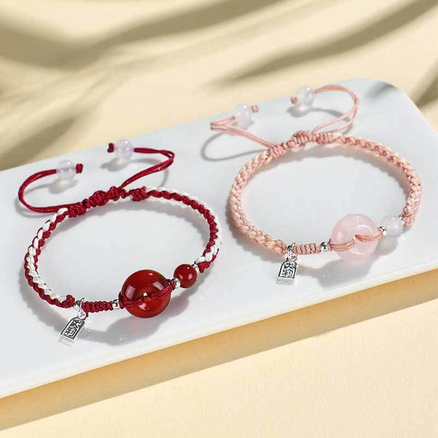 FREE Today: Protection Luck Green Aventurine Agate Peace Buckle Bracelet - image 19