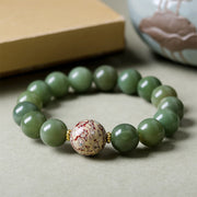 FREE Today: Peace and Harmony Green Bodhi Seed Lacquer Craft Bead Bracelet - image 6