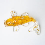 Buddha Stones Koi Fish Crystal Chip Epoxy Resin Luck Decoration  - Citrine(60*40*20mm) - image 4