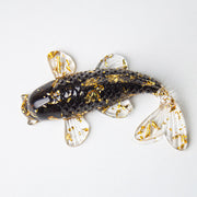 FREE Today: Prosperity and Luck Koi Fish Crystal Chip Resin Decoration - Black Obsidian(60*40*20mm) - image 6