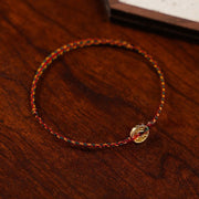 FREE Today: Luck Connection Handmade Copper Coins Charm Braided String Adjustable Bracelet Anklet - image 3