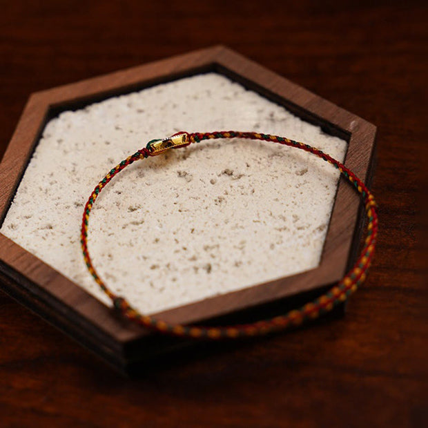 FREE Today: Luck Connection Handmade Copper Coins Charm Braided String Adjustable Bracelet Anklet - image 2