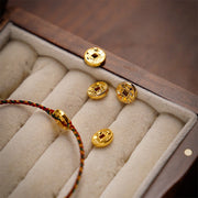 FREE Today: Luck Connection Handmade Copper Coins Charm Braided String Adjustable Bracelet Anklet - image 7