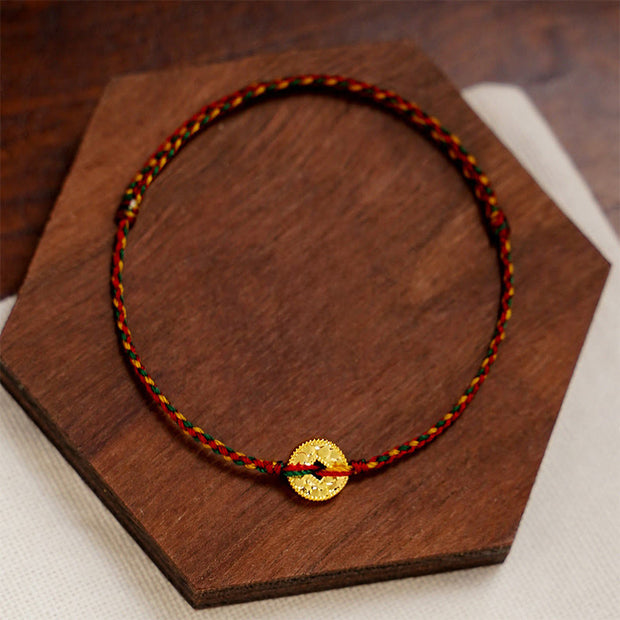 FREE Today: Luck Connection Handmade Copper Coins Charm Braided String Adjustable Bracelet Anklet - image 4