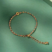 FREE Today: Auspicious Fortune Handmade Peace Buckle Multicolored Child Adult Bracelet - Child(Wrist Circumference 5-13 cm) - image 1