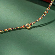 FREE Today: Auspicious Fortune Handmade Peace Buckle Multicolored Child Adult Bracelet - image 3