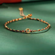 FREE Today: Auspicious Fortune Handmade Peace Buckle Multicolored Child Adult Bracelet - image 0