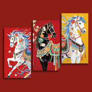 Buddha Stones 6pcs Colorful Chinese Red Envelope Year Of The Horse 2026 New Year - image 11