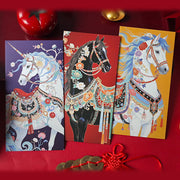 Buddha Stones 6pcs Colorful Chinese Red Envelope Year Of The Horse 2026 New Year - image 7