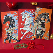 Buddha Stones 6pcs Colorful Chinese Red Envelope Year Of The Horse 2026 New Year - image 12