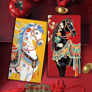 Buddha Stones 6pcs Colorful Chinese Red Envelope Year Of The Horse 2026 New Year - image 8