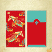 Buddha Stones 6pcs Multi-Color Chinese Red Envelope Get Rich Year Of The Horse 2026 New Year - 6Pcs Success upon action - image 5
