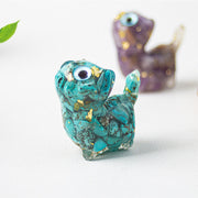 FREE Today: Strength and Protection Crystal Drip Resin Small Cat Statue Decoration - image 7