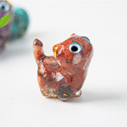 FREE Today: Strength and Protection Crystal Drip Resin Small Cat Statue Decoration - image 16