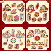 Buddha Stones Year of the Horse Refrigerator Fridge Full Magnet Back Blessings Decoration - image 7